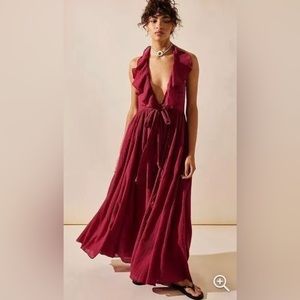 Free people conchita low back maxi dress